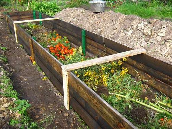 Подробное пошаговое изготовление теплых грядок своими руками
