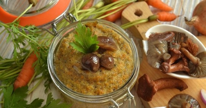 Вкусная грибная икра на зиму: 26 простых в приготовлении рецептов